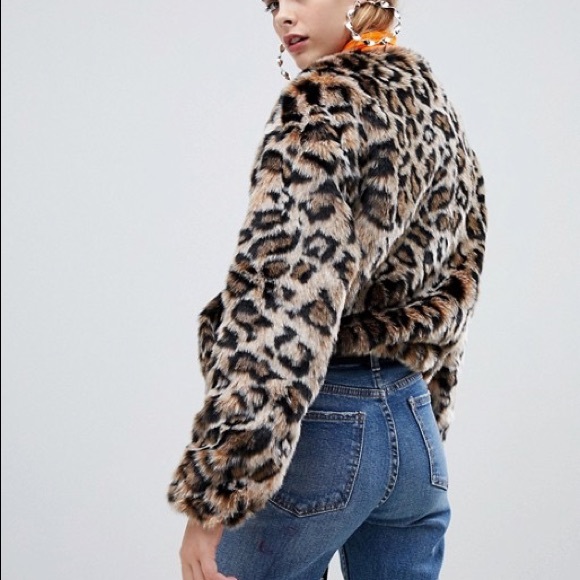 Bershka leopard coat - Picture 2 of 5